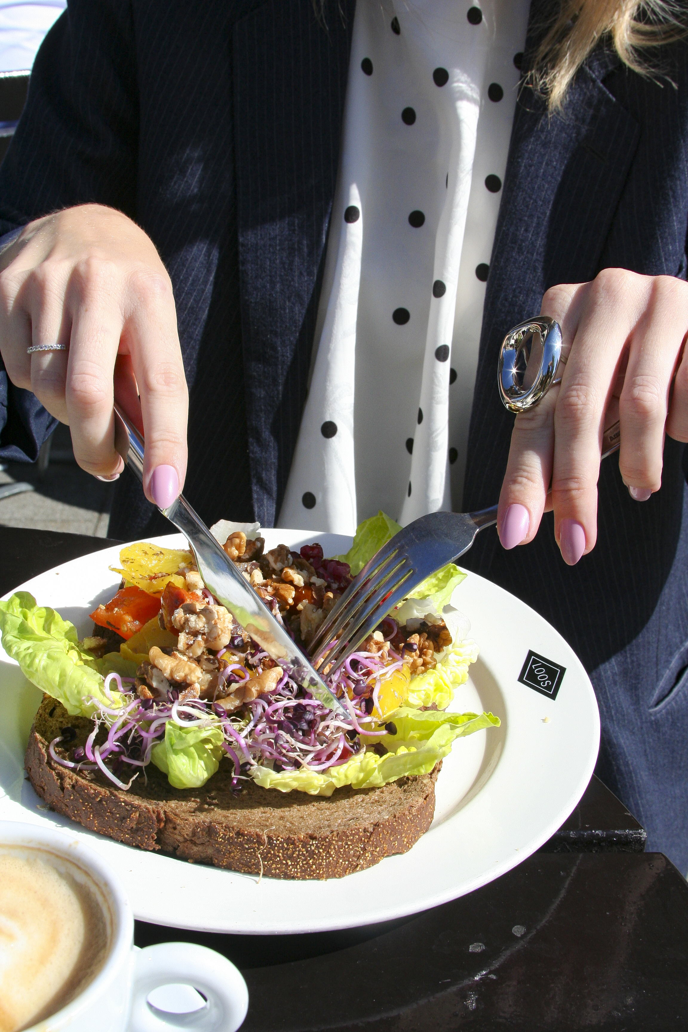 Chunky Oval Ring zilver