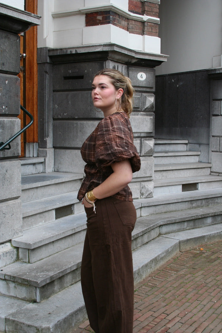 Café Mocha Balloon Jeans