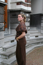 Café Mocha Balloon Jeans