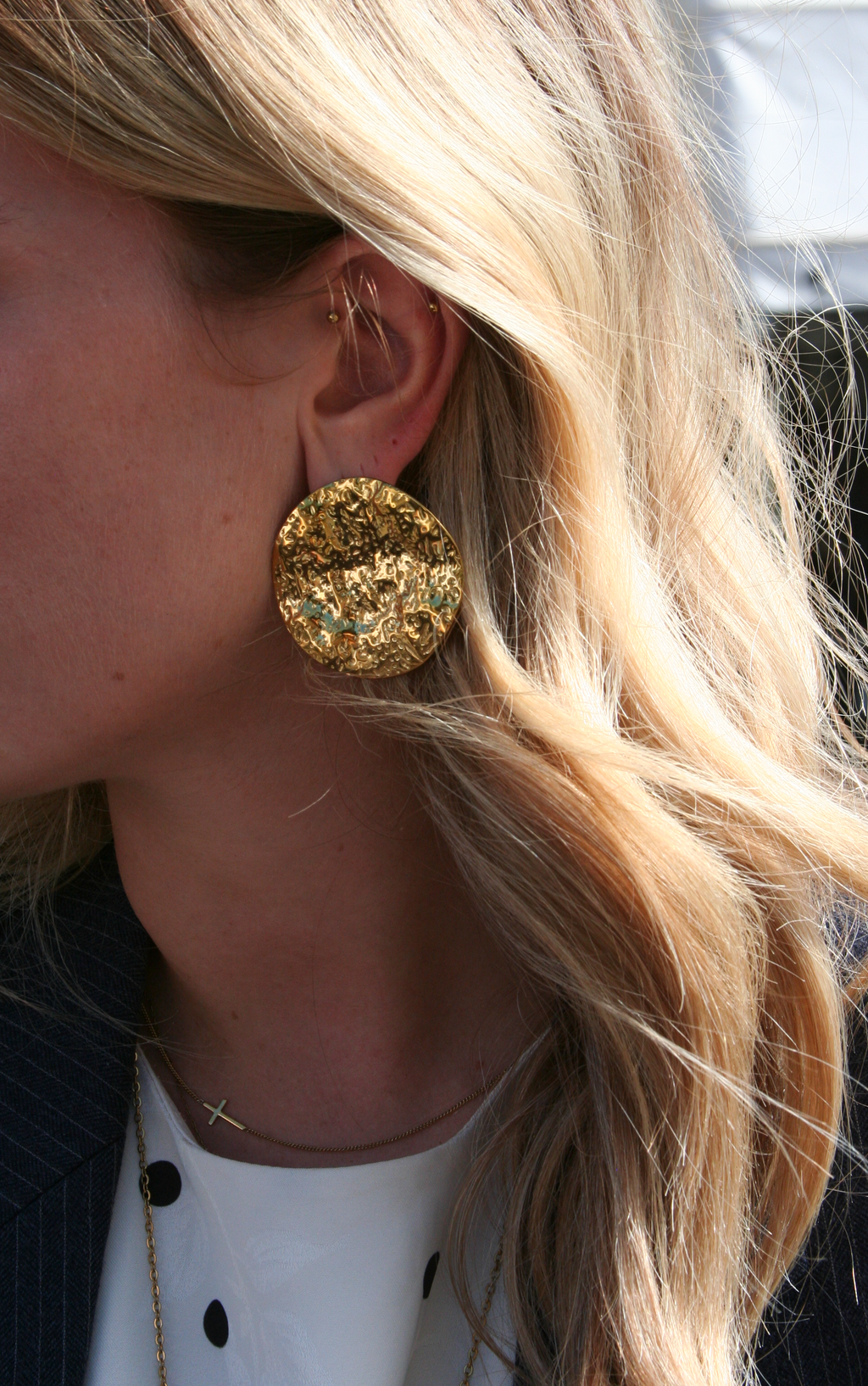 Astra Disc Earrings goud