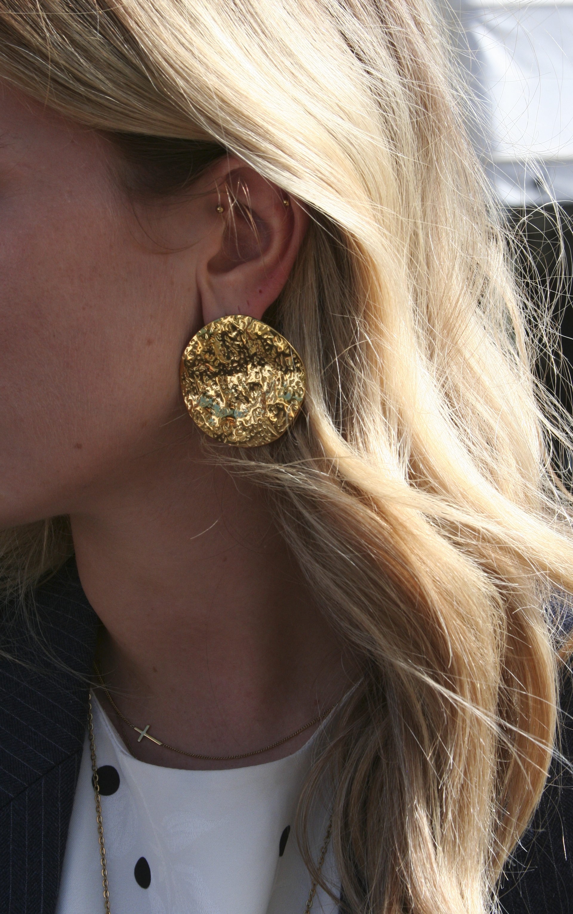Astra Disc Earrings goud