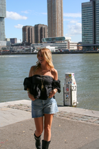 Gigi Off-Shoulder top zwart