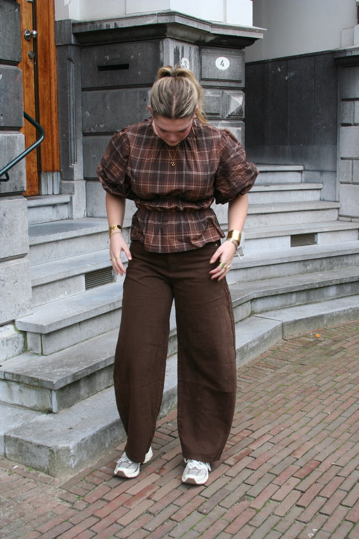 Café Mocha Balloon Jeans