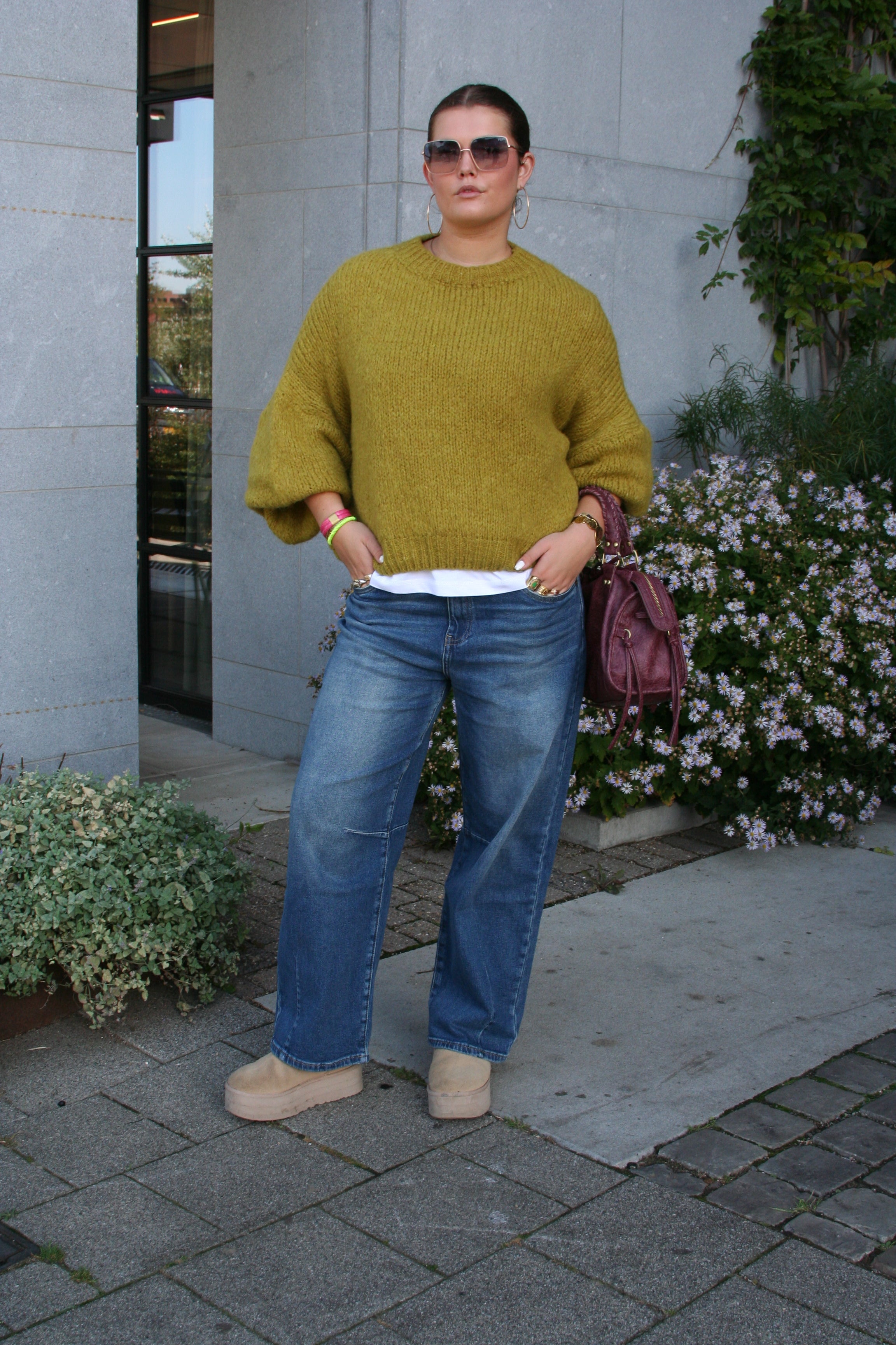 Marais Knit Sweater moss green