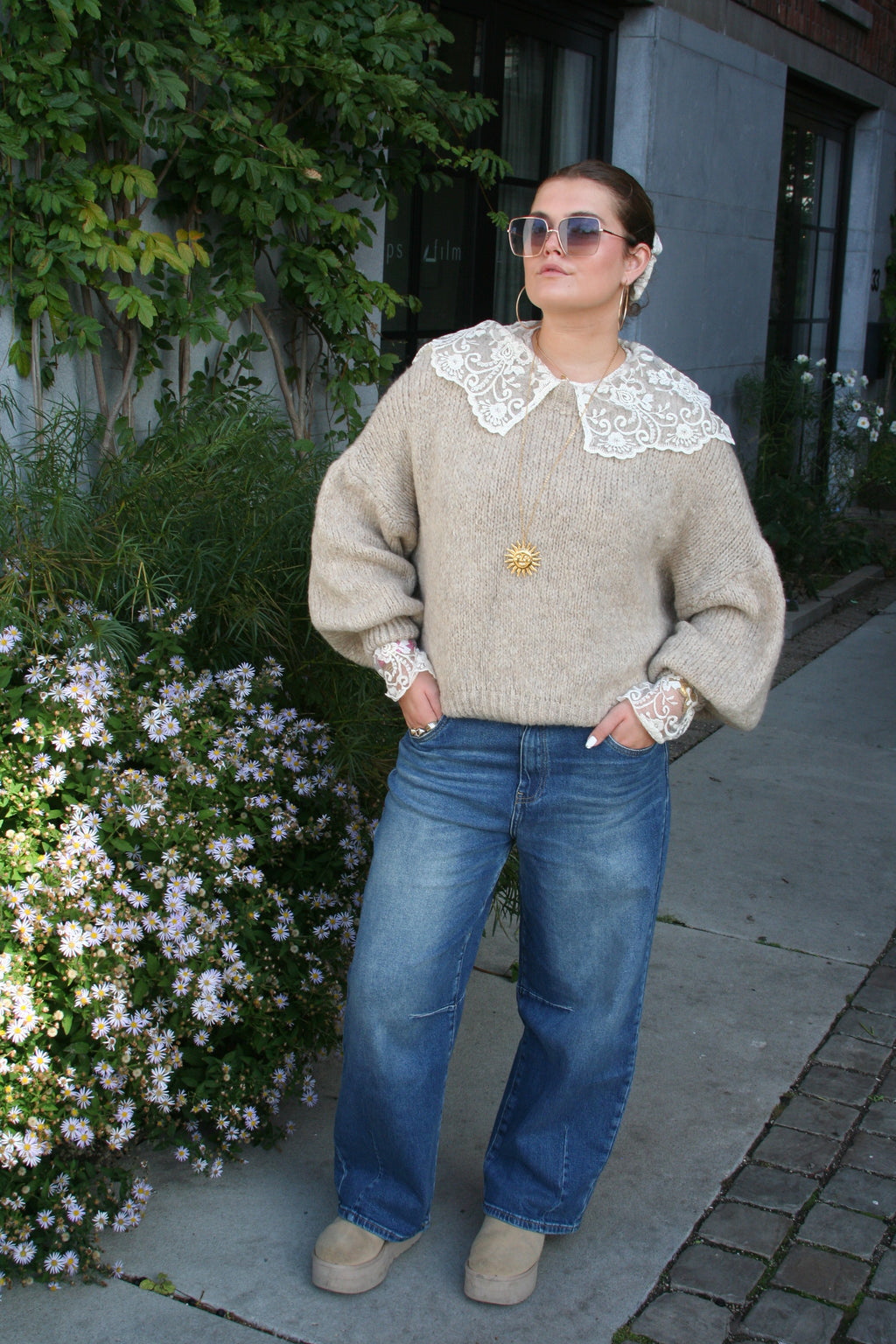 Marais Knit Sweater beige