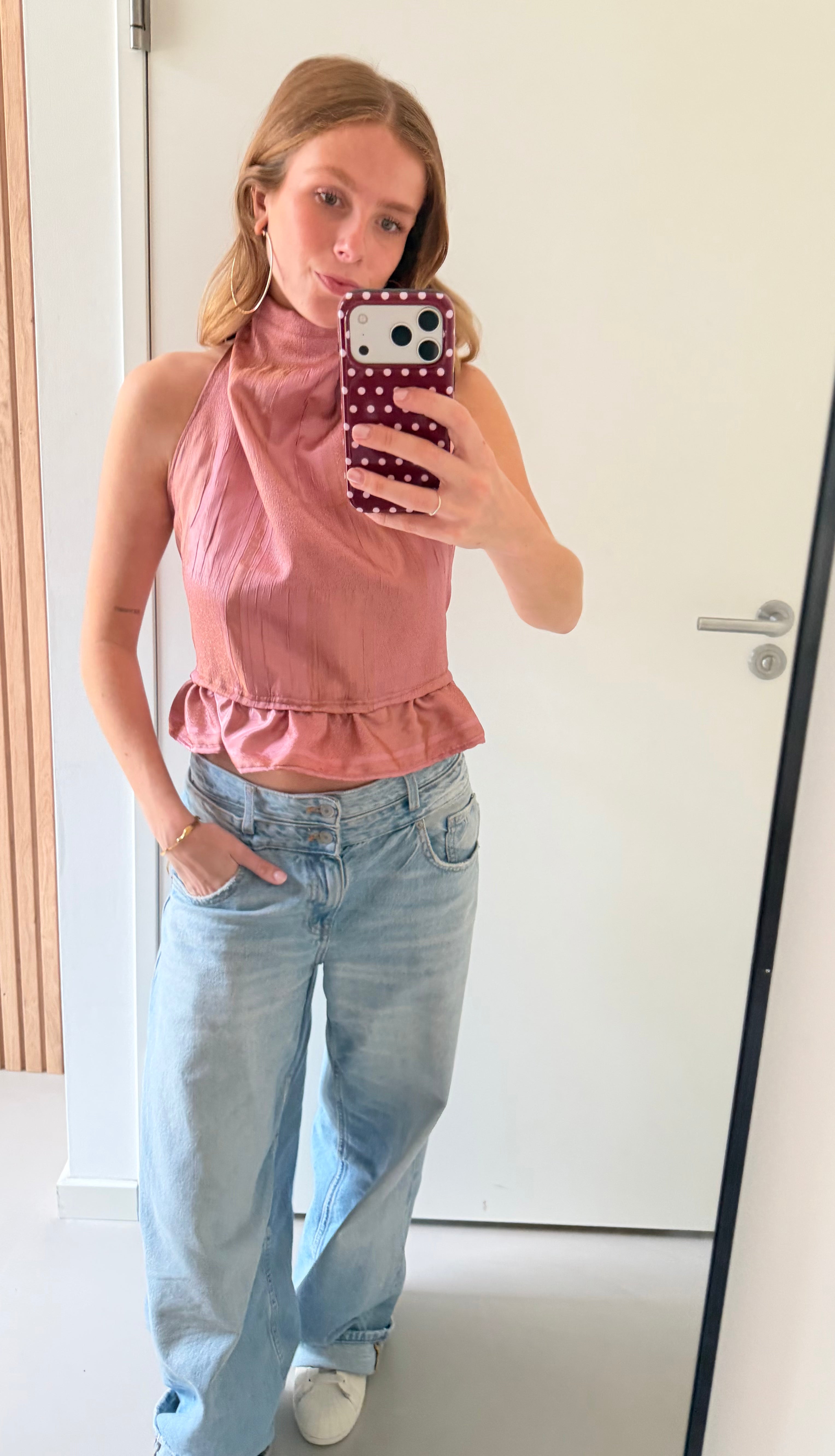 Rosé Halter Top