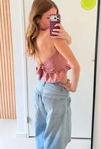 Rosé Halter Top